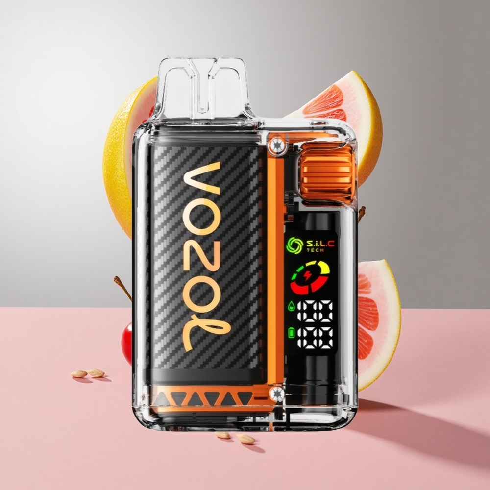 Cereja Cola VOZOL Vista 20000 Puffs Bateria Recarregável 650mAh Tela OLED