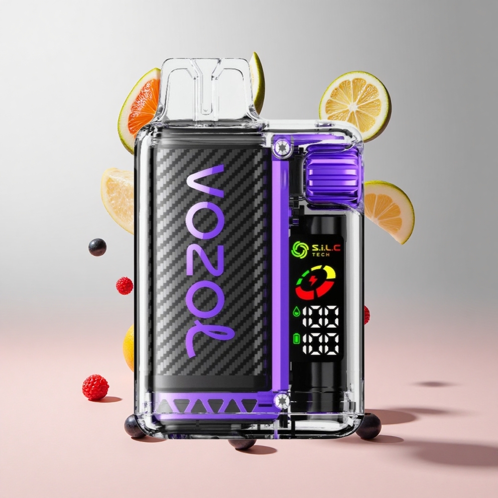Mistura de Frutas Vermelhas VOZOL Vista 20000 Puffs Bateria Recarregável 650mAh Resistência de Nicotina 2