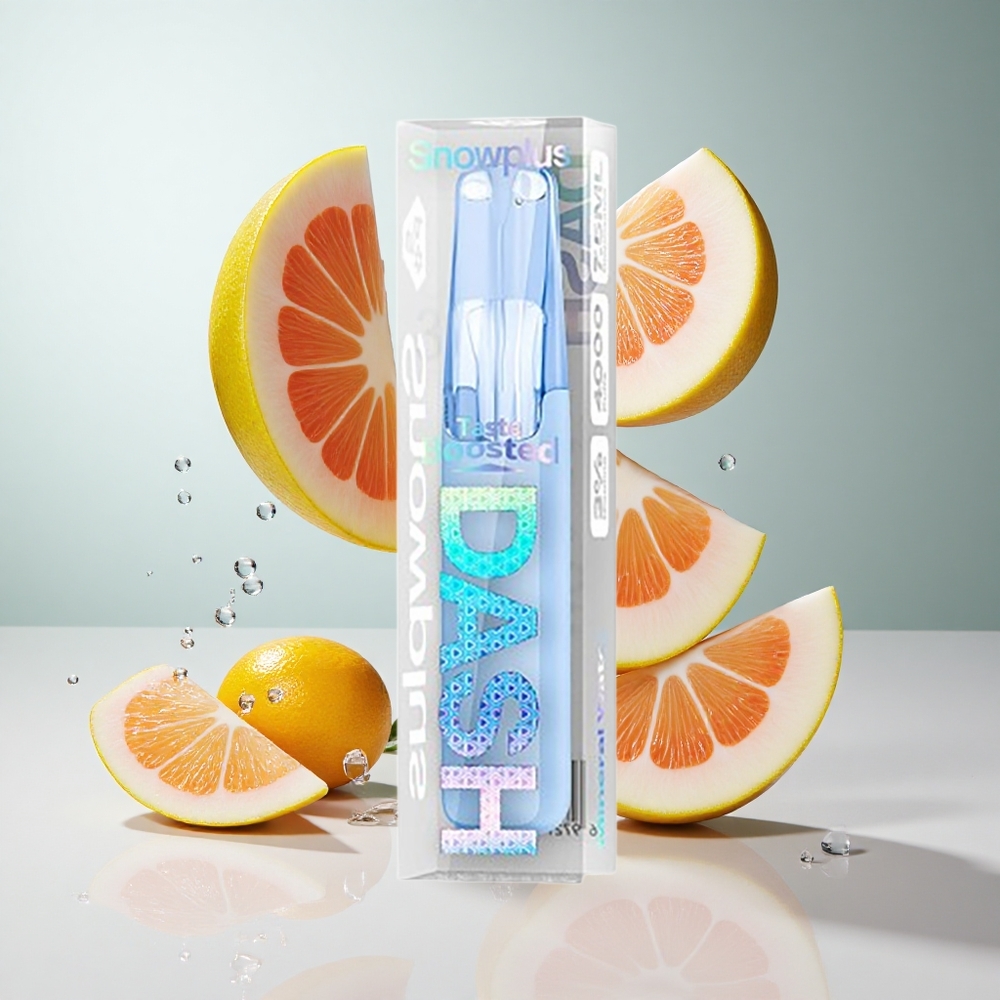 Água Mineral Snowplus Dash 4000 Puffs Dispositivo Descartável 75 ml 35 Nicotina